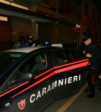 Speronata auto dei carabinieri 