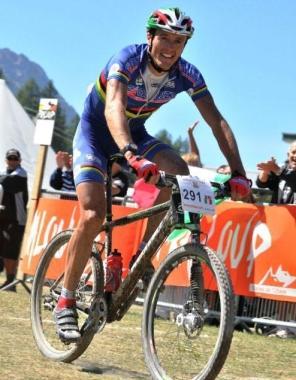 Mirko Balducci di scena a Gualdo per gli italiani di mountain bike