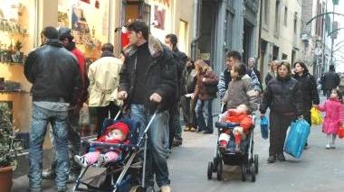 Shopping fra i negozi del centro