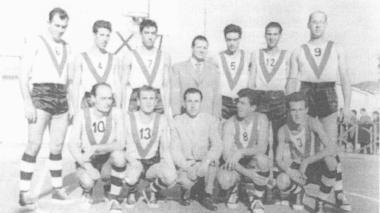 Una foto storica: il Vela Basket, serie A, anno 1953