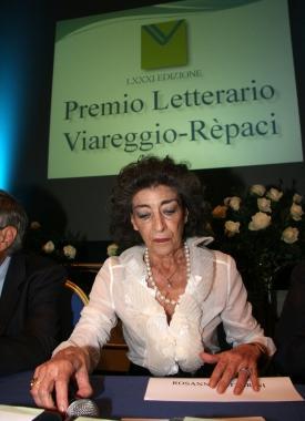 Rosanna Bettarini, presidente del Premio Viareggio  