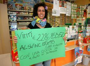 Maxi vincita al Superenalotto