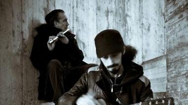 Il duo "Ultrabong" sul palco con Betta