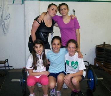 <b>PROTAGONISTE. </b>Le ragazze della pesistica 