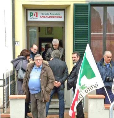 Il circolo Pd Ansaldo Breda in via Ciliegiole  