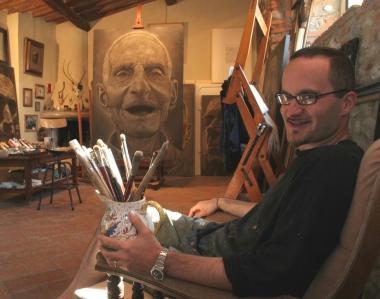Il pittore pratese Andrea Martinelli     