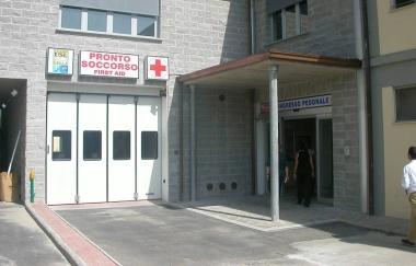 Il pronto soccorso dellospedale Santa Croce a Castelnuovo 