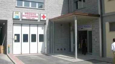 Il pronto soccorso dell’ospedale Santa Croce a Castelnuovo