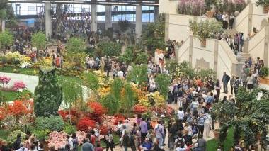 Uno scorcio di Euroflora, a Genova