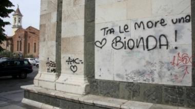 Stupidità e vandalismo, ancora imbrattata la basilica delle Carceri