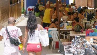 Pranzo in uno stabilimento balneare