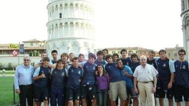 La squadra in piazza del Duomo