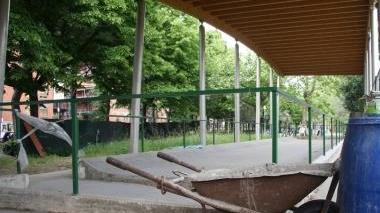 Il nuovo pallaio di viale Galilei attende di essere completato