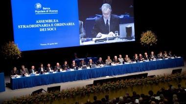 Lassemblea dei soci della Banca popolare di Vicenza 