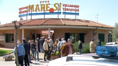 <b>VILLAGGIO</b>. L’ingresso principale del Mare Sì di Follonica