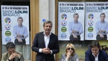 <b>LOLINI E QUATTRINI </b>alla presentazione di ieri