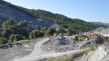 Primo sopralluogo alla cava di Rialdo