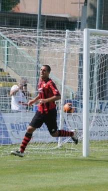 La formazione della Lucchese sotto Crocetti dopo il gol messo a segno con il Lanciano 
