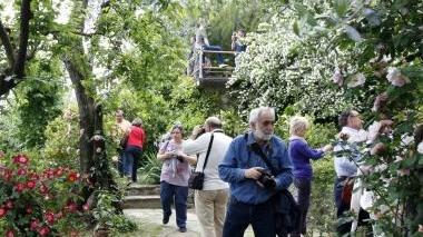 Uno dei giardini ammirati dai visitatori di Buggiano Castello