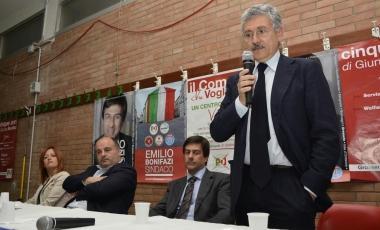 <b>DALEMA.</b> A Gorarella con Bonifazi, Manciulli e Barbara Pinzuti 