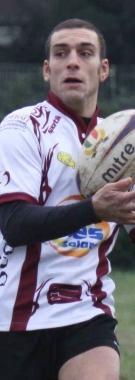 <b>DECISIVO.</b> Il giovane Mazzotta, autore della meta nel finale a Viterbo     