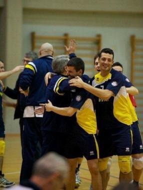 Esultanza per la vittoria 
