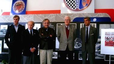 Da sin. Cherubini, Giorgio Cecchi, Nanni Galli, Mario Baldi e Mazzoni