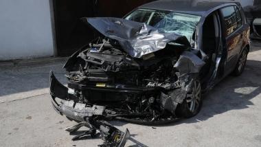 <b>INCIDENTE.</b> Una delle auto coinvolte nel drammatico incidente 
