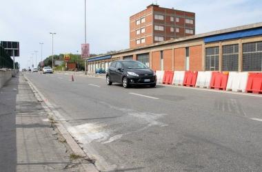 Il punto, in viale Unità d’Italia, dove è accaduto l’incidente