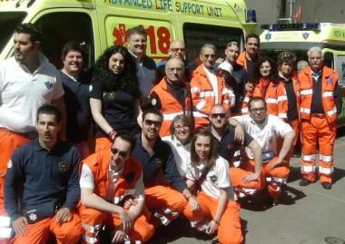 Un gruppo di volontari 