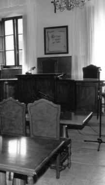 L’aula di un tribunale