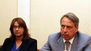 Darya Majidi e il sindaco Alessandro Cosimi