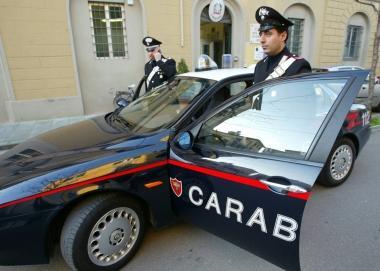 Una pattuglia dei carabinieri 