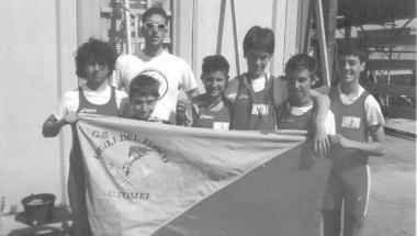 <b>APPLAUSI. </b>I ragazzi del gruppo sportivo VV.F. Tomei 