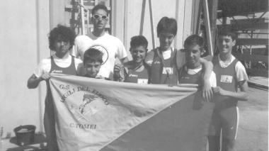 <b>APPLAUSI. </b>I ragazzi del gruppo sportivo VV.F. Tomei