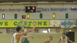Una fase del match di Siena