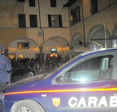 Una pattuglia di carabinieri 