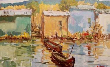 <b>MARCELLO BERTINI.</b> Casotti sul lago 