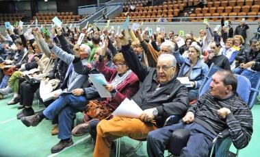 L’assemblea del 16 aprile all’auditorium, che decise la nascita dell’Associazione pistoiese riabilitazione
