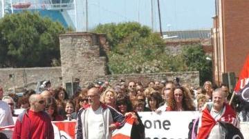 Manifestazione di precari della scuola (foto di archivio)