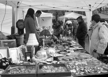 Un mercatino artigianale 