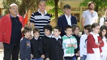 <b>A SCUOLA </b>giocatori e mister del Grosseto