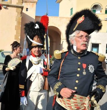 Alcuni figuranti del corteo storico 