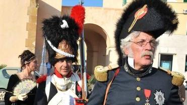 Alcuni figuranti del corteo storico