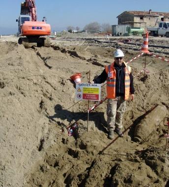 La bomba trovata a Marina 