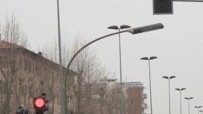Auto in coda al semaforo
