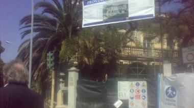 <b>CANTIERE APERTO.</b> I lavori a villa Argentina