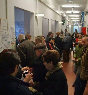 Il centro prelievi del Campo di Marte   