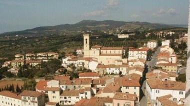 Una veduta dall’alto di Rosignano Marittimo