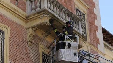 <b>L’INTERVENTO.</b> Dei vigili
